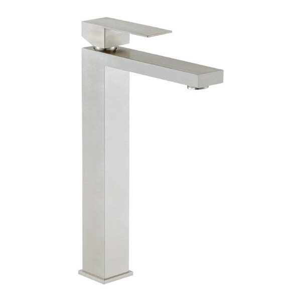 Bathroom Brushed Nickel Vanity Sink Tall Faucet Basin Mixer Tap Stainless Steel
