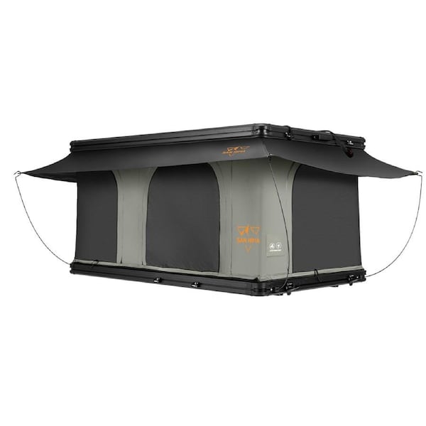 San Hima Gibb Rooftop Tent Hardshell With Ladder Outdoor Waterproof Camping 4WD