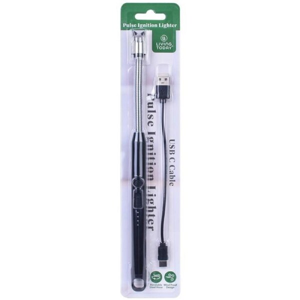 Flexible Electric Lighter Pulse Ignition Rechargeable Candle Burner Wind Proof