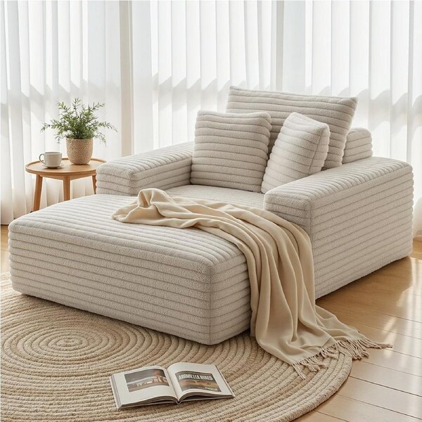 Artiss Sofa Bed Lounge Chair Recliner Couch Reading Chairs Sleeper Cloud Sofas