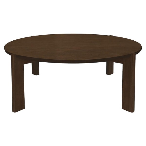 Adelle Round Coffee Table (Walnut)