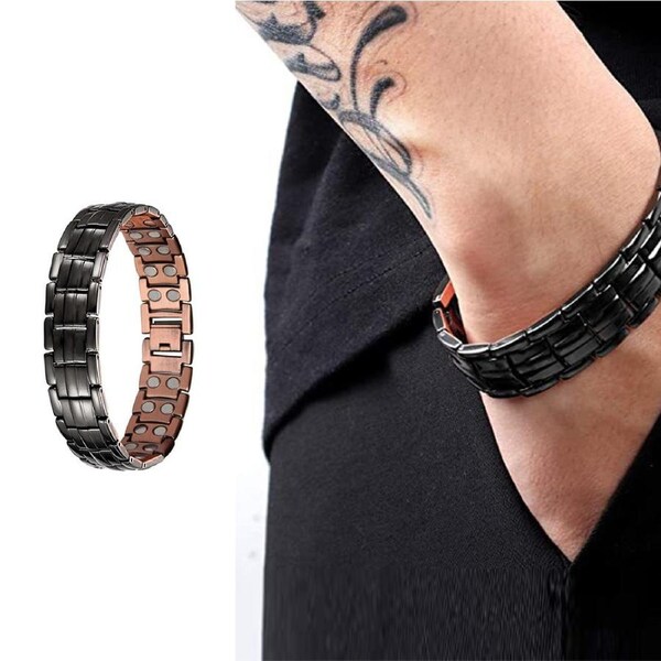 JOYBUY Pure Copper Bracelet with Strong Magnetic Therapy