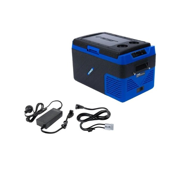Kings Escape 30 fridge 12V & 24V + AC to 12V Fridge Adapter + 1.8m Fridge Cable