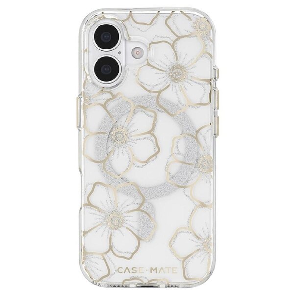 Case-Mate Floral Gems MagSafe Case for iPhone 17 - Gold [CM057382]