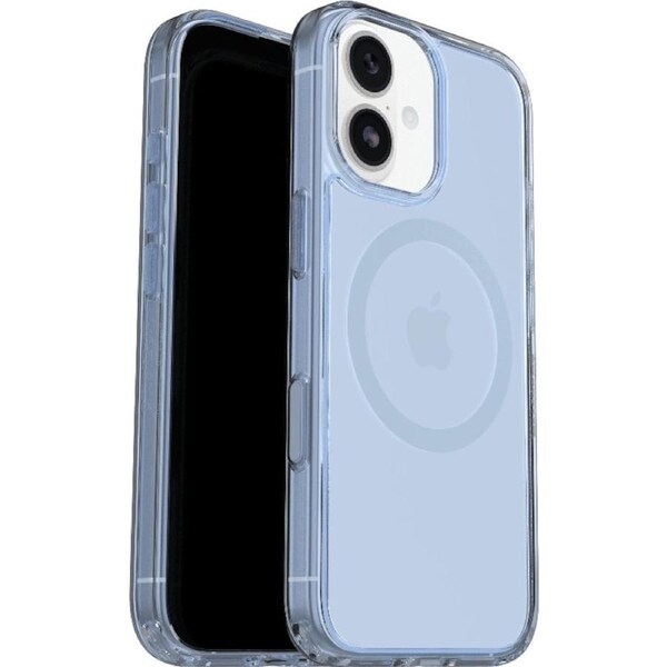 OtterBox Symmetry MagSafe iPhone 17 Silver Glade Blue Case with Camera Control [77-98799]