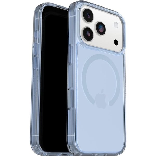 OtterBox Symmetry MagSafe iPhone 17 Pro Silver Glade Blue Case with Camera Control [77-98849]