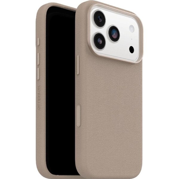 OtterBox Symmetry MagSafe Cactus Leather iPhone 17 Pro Cottonwood Glen Stone Case with Camera Control [77-99057]
