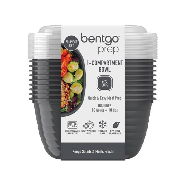 Bentgo Prep Set of 10 1 Compartment Bowls