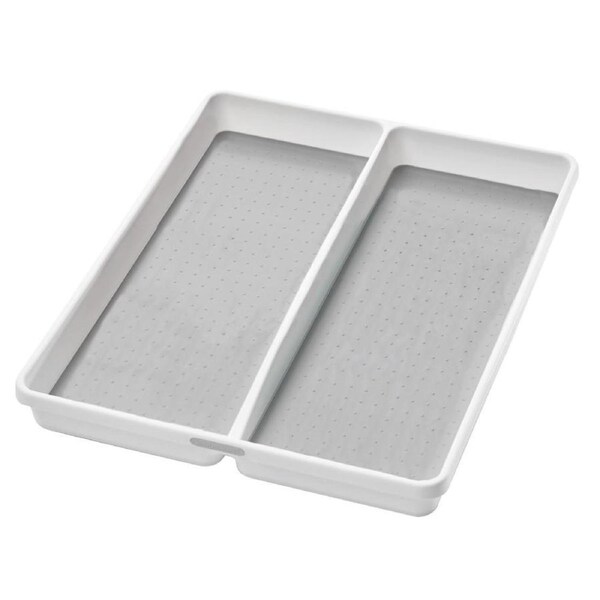 madesmart Large 2 Compartment Utensil Tray