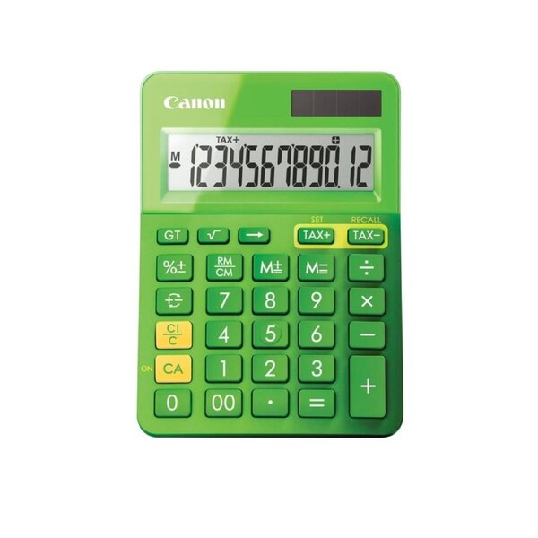 Canon LS-123k calculator Desktop Basic Green