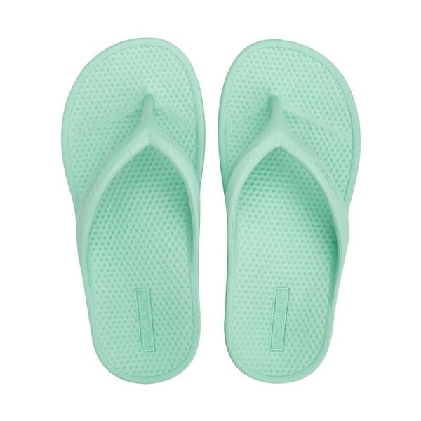 Archline Orthotic Foam Thongs Arch Support Flip Flops Orthopedic Rebound - Mint Green EUR 36