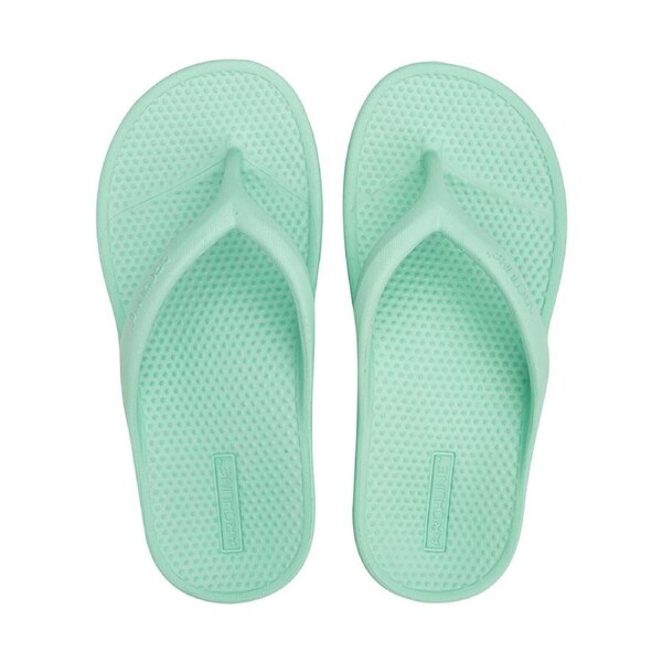 Archline Orthotic Foam Thongs Arch Support Flip Flops Orthopedic Rebound - Mint Green EUR 41