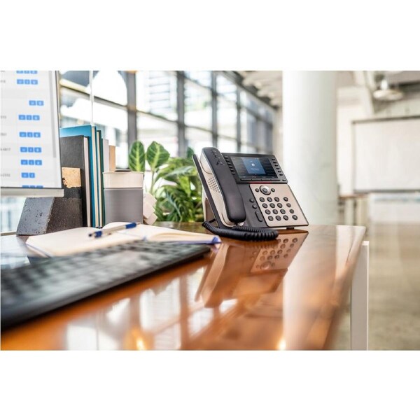 Poly Edge E550 IP Phone and PoE-enabled