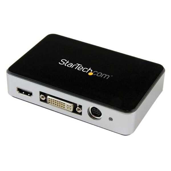 StarTech.com USB 3.0 Video Capture Device - HDMI / DVI / VGA / Component HD Video Recorder - 1080p 60fps - TAA
