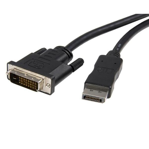 StarTech.com 10ft (3m) DisplayPort to DVI Cable - DisplayPort to DVI Adapter Cable 1080p Video - DisplayPort to DVI-D Cable Single Link - DP to DVI Monitor Cable - DP 1.2 to DVI Converter