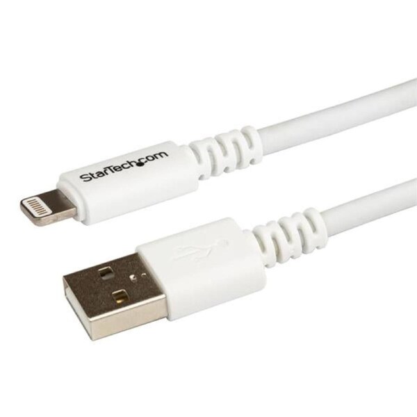 StarTech.com 3 m (10 ft.) USB to Lightning Cable - Long iPhone / iPad / iPod Charger Cable - Lightning to USB Cable - Apple MFi Certified - White
