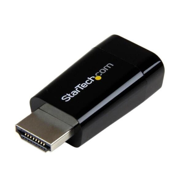 StarTech.com Compact HDMI to VGA Adapter Converter - Ideal for Chromebooks Ultrabooks & Laptops Ã¢â‚¬â€œ 1920x1200/1080p