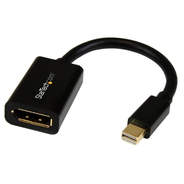 StarTech.com Mini DisplayPort to DisplayPort Adapter - 4K x 2K UHD Video - Mini DP to DP Converter - Mini DisplayPort to DisplayPort 1.2 Adapter - mDP PC/Computer to DP Monitor/Display