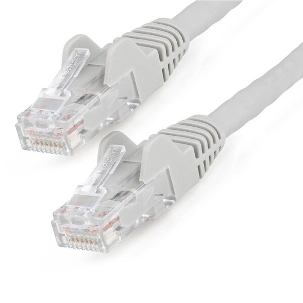 StarTech.com 2m CAT6 Ethernet Cable - LSZH (Low Smoke Zero Halogen) - 10 Gigabit 650MHz 100W PoE RJ45 10GbE UTP Network Patch Cord Snagless with Strain Relief - Grey, CAT 6, ETL Verified, 24AWG