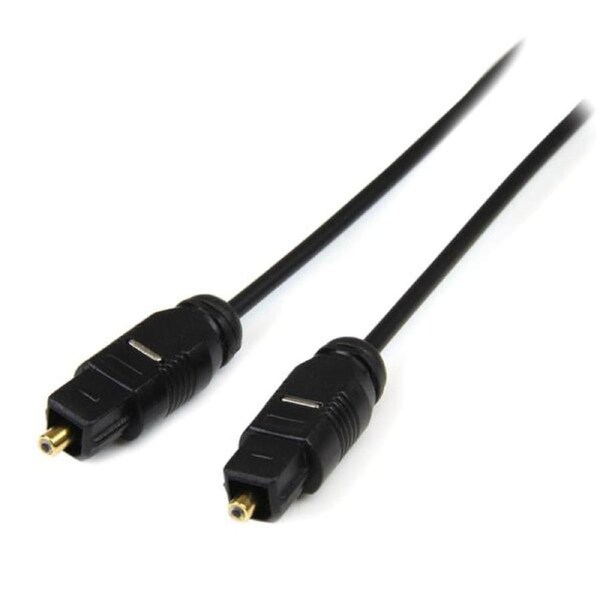 StarTech.com 3 ft Toslink SPDIF Optical Digital Audio Cable