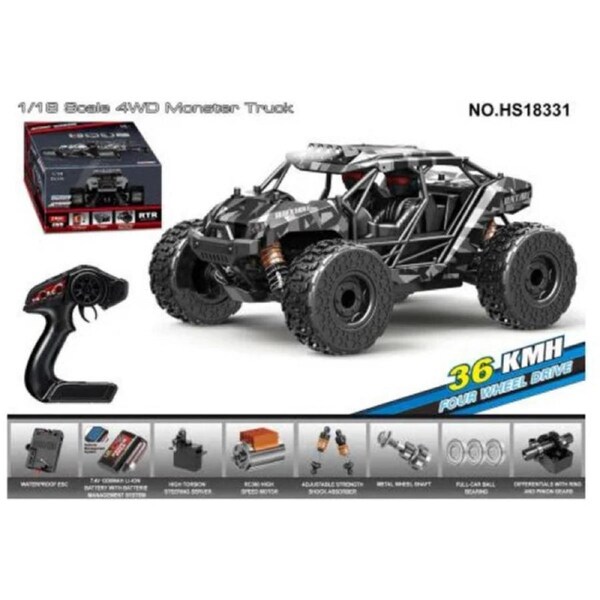 Tornado TRC-18331 1/18 4WD RTR High speed RC Rally Desert Truck 2.4Ghz 35KM Li-ion Beginner