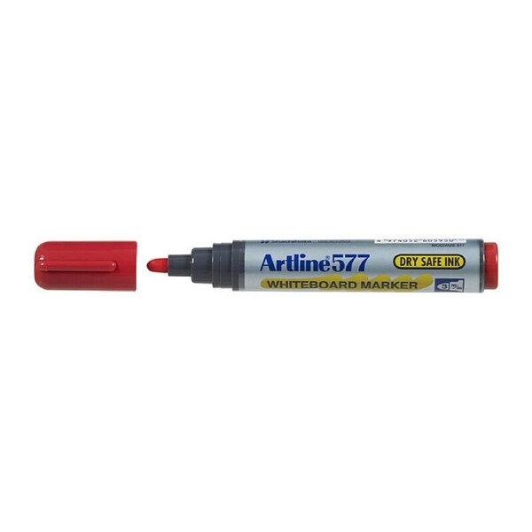 Artline 577 Whiteboard Marker Red Bx12