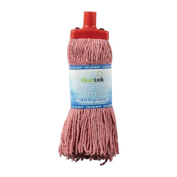 Cleanlink Mop Head 400Gm Red