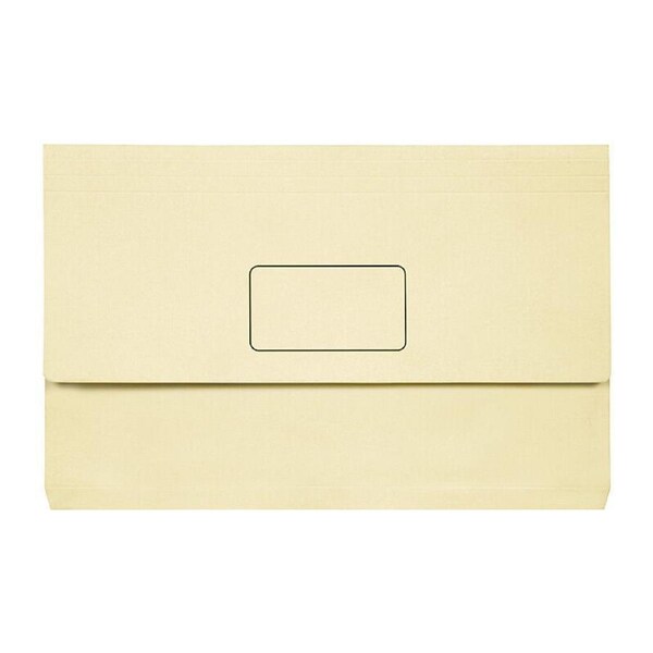 Marbig Slimpick F/C Document Wallet Brt Buff Pk10