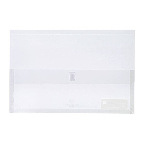 Marbig Polypick Foolscap Document Wallet Clear
