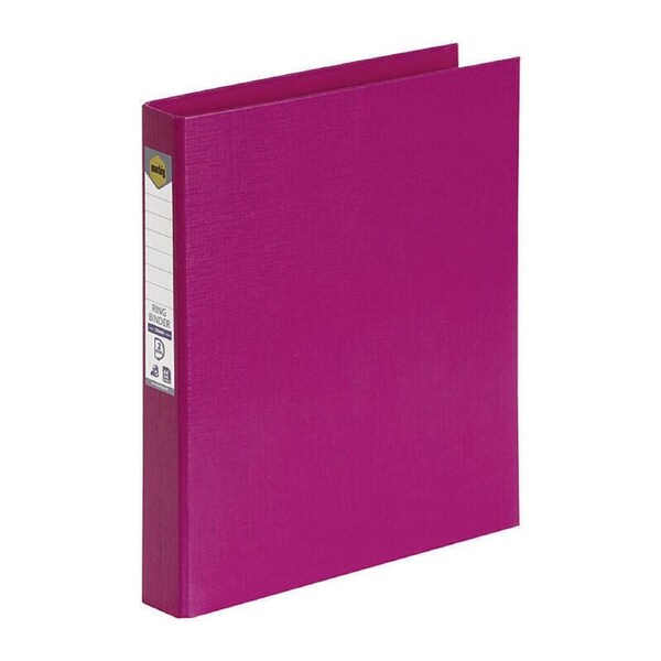 Marbig Ring Binder A4 25mm 2D Pe Pink