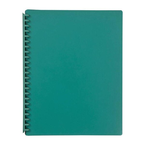 Marbig Refillable Display Book 20 Pocket Green