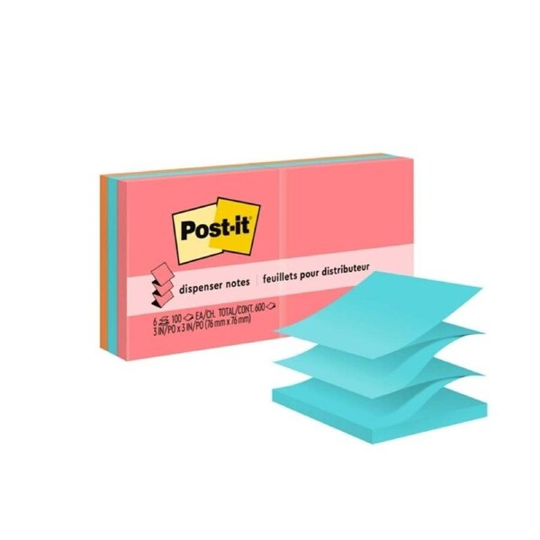 Post-It Pop-up Notes Cape Town 76 x 76mm 6-Pack