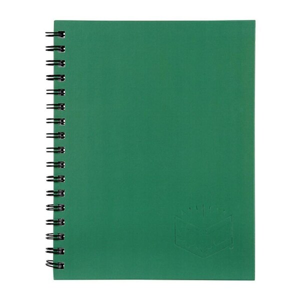 Spirax 511 Hard Cover Book 225X175mm 200Pg Grn Pk5