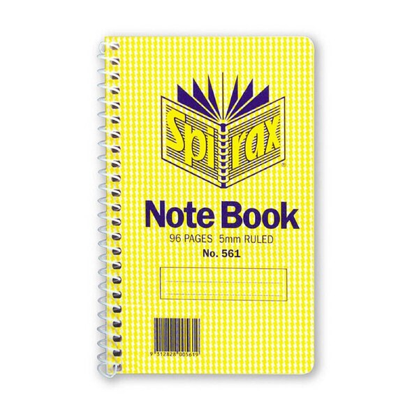 Spirax 561 Notebook 147X87mm 96 Pg S/O Pk20