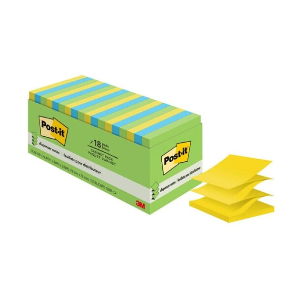 Post-It Pop-up Notes Jaipur 76 x 76mm 18-Pack