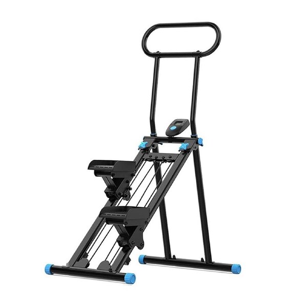 FITNESS MASTER Stair Stepper Folding Vertical Cardio Exercise Climber 300LB BK