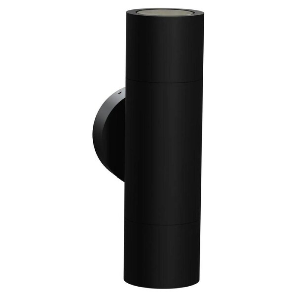 Clipsal TPWLBK - Black Exterior Wall Light LED Tri CCT - Switchable Wattage