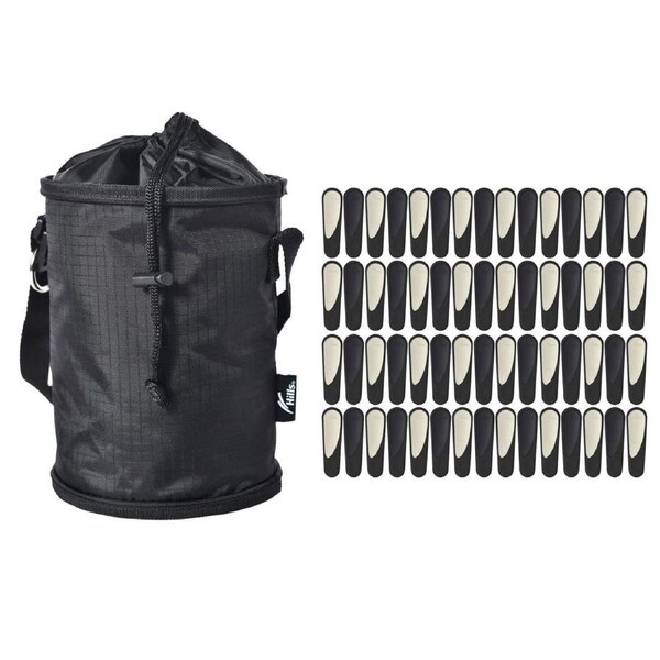 Hills Waterproof Peg Bag / Hanging Peg Basket + 60 Pegs Bundle