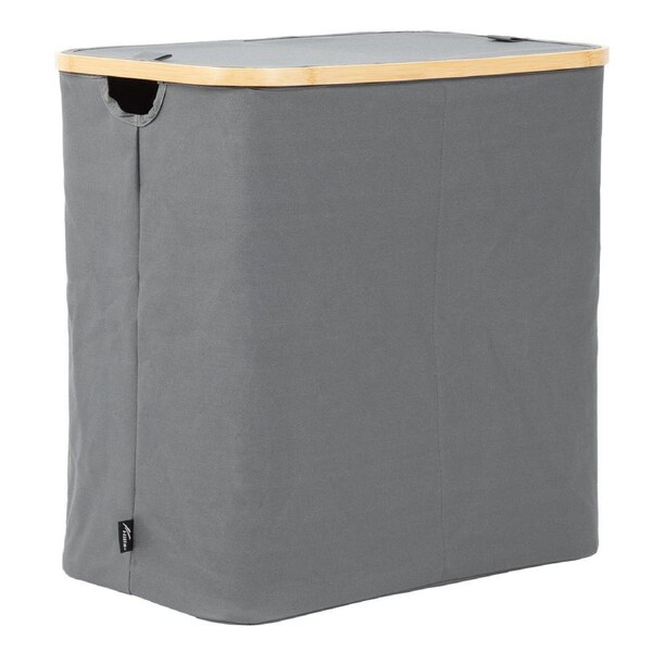 Hills Large 100L Foldable Bamboo/Fabric Laundry Hamper
