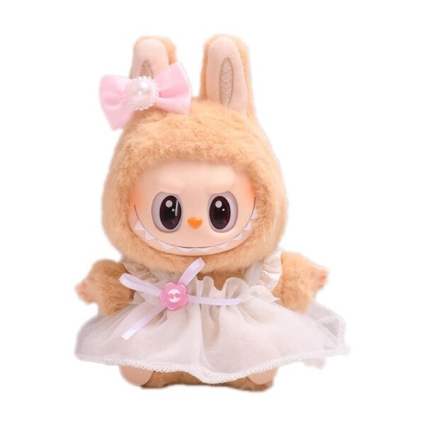 Nevenka 17cm Doll Clothes Set Adorable Outfit Dolls Accessories-PinkButton