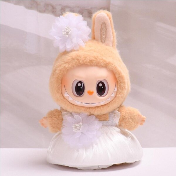 Nevenka 17cm Doll Clothes Set High Fashion Cute Doll Accessories-White