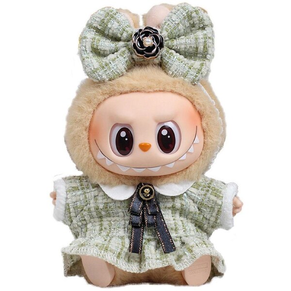 Nevenka 17cm Doll Clothes Luxury Chic Style Set with Accessories-LightGreen
