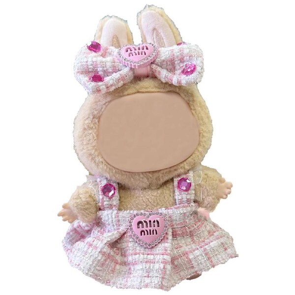 Nevenka 17cm Doll Clothes Set Adorable Outfit Dolls Accessories-MINPink