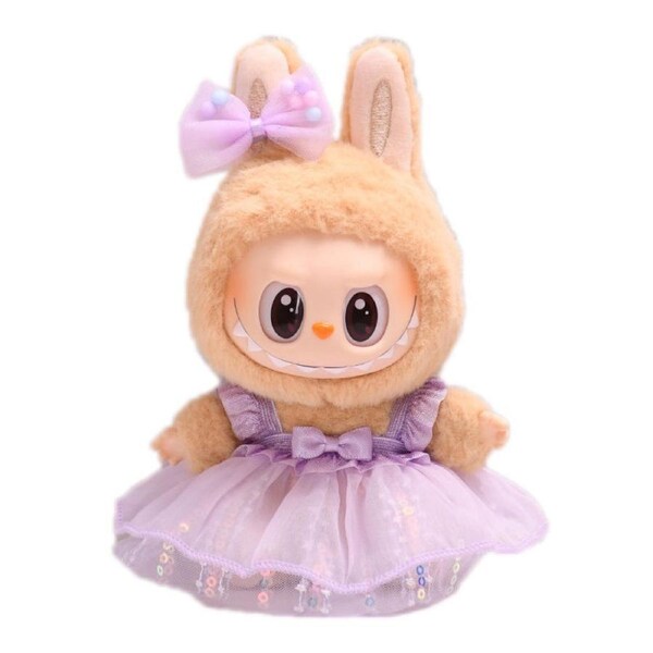 Nevenka 17cm Doll Clothes Set Adorable Outfit Dolls Accessories-PurpleSequin