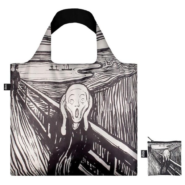 LOQI Munch The Scream Recycled Shopper Bag