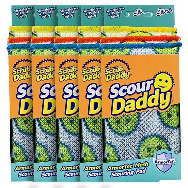 15 Pack Scrub Daddy Scour Daddy (5 x 3 Pack)