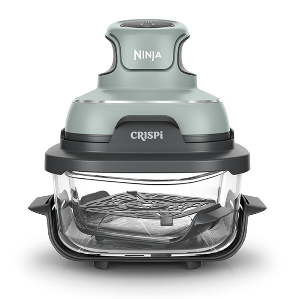 Ninja Crispi 4-in-1 Portable Glass Air Fryer Sage Green FN101SGANZ