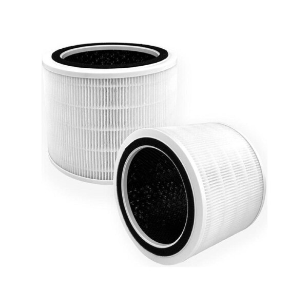iDeer Life 2 Pack Core 200S-P Replacement HEPA Filter Compatible with LEVOIT Core 200S Air Purifier, 3-in-1 HEPA, High-Efficiency Activated Carbon, Part Core 200S-RF