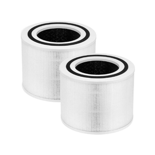 iDeer Life 2 Pack Core P350 Pet Care Replacement HEPA Filter Compatible with LEVOIT Core P350 Air Purifier, 3-in-1 HEPA Filter Replacement, Core P350-RF