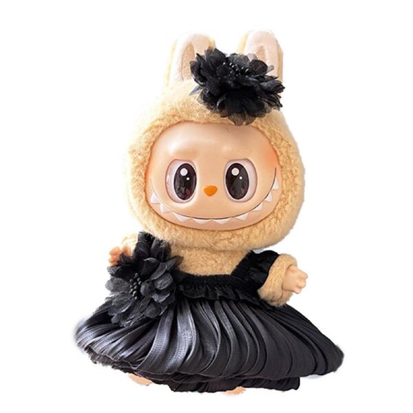 Nevenka 17cm Doll Clothes Set High Fashion Cute Doll Accessories-Black